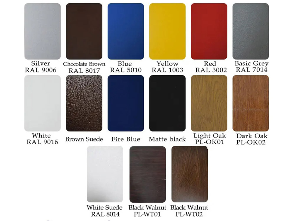 overhead door panel colors