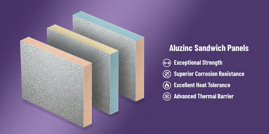 Aluzinc Sandwich Panel 1
