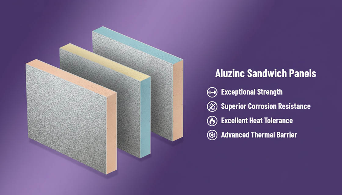 Aluzinc Sandwich Panel 1