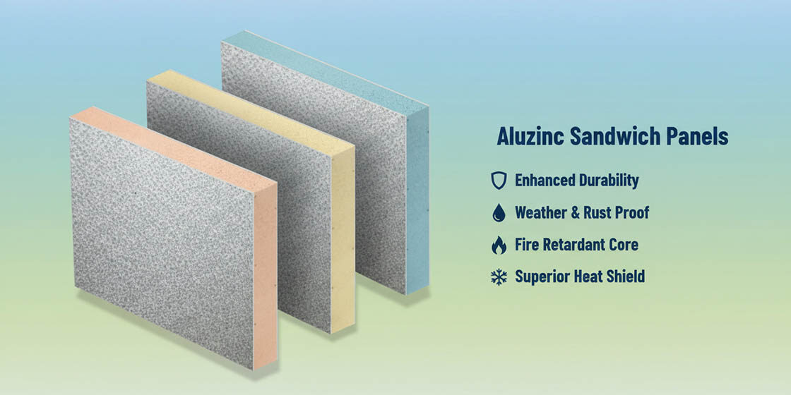 Aluzinc Sandwich Panel