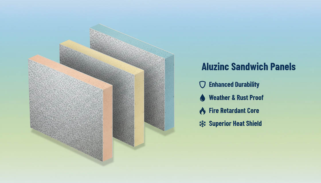 Aluzinc Sandwich Panel
