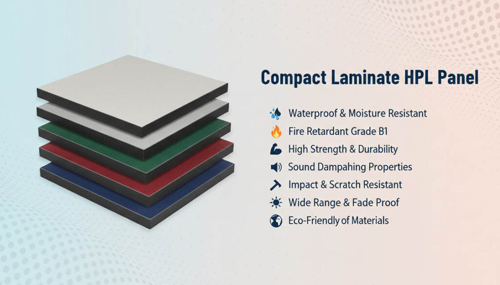 Compact Plus Panel Compact Laminate HPL Panels Manufacturer | Waterproof & Fireproof