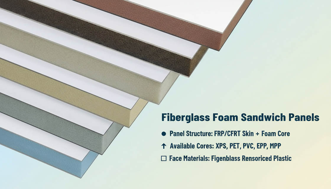 Fiberglass Foam Core Panel