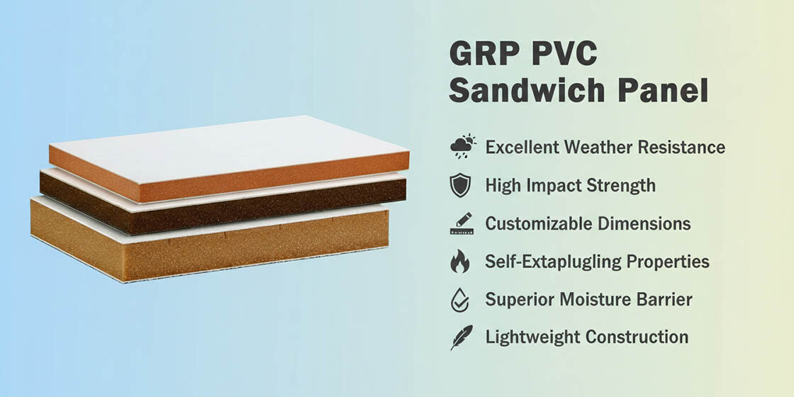 GRP PVC Sandwich Panel