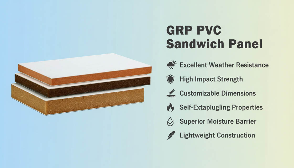 GRP PVC Sandwich Panel
