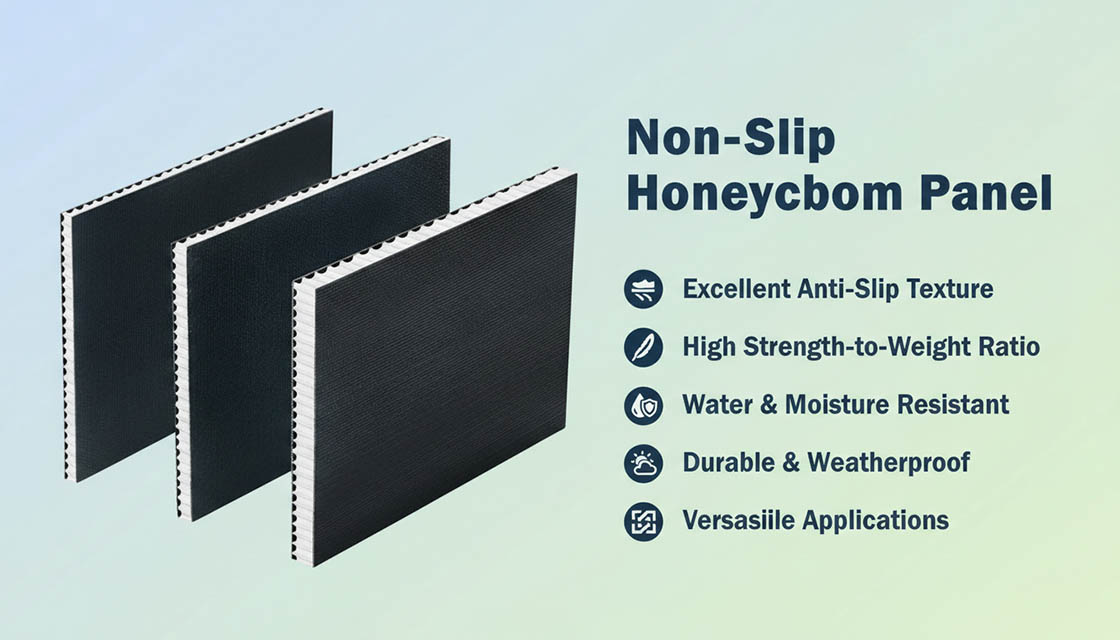 Non-Slip Honeycomb Panel