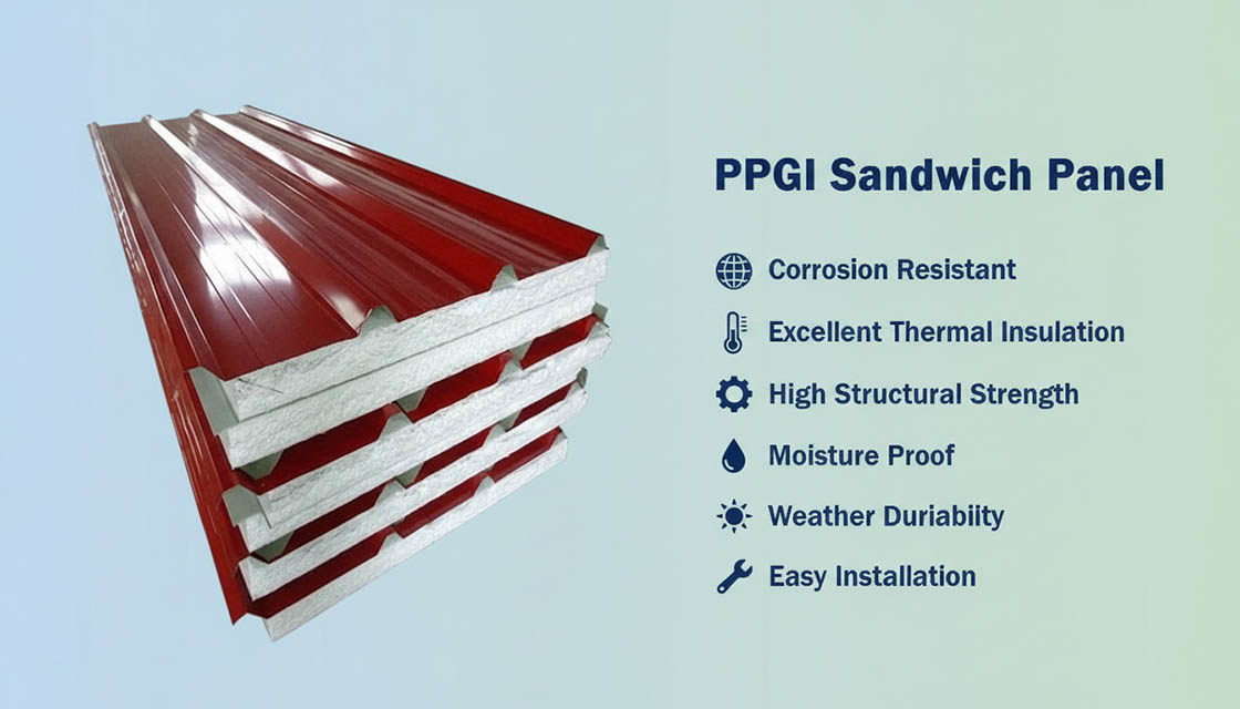 PPGI Sandwich Panel