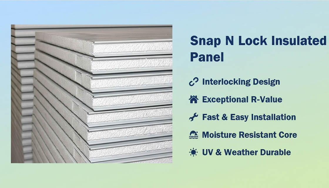 Snap N Lock Insulated Panel