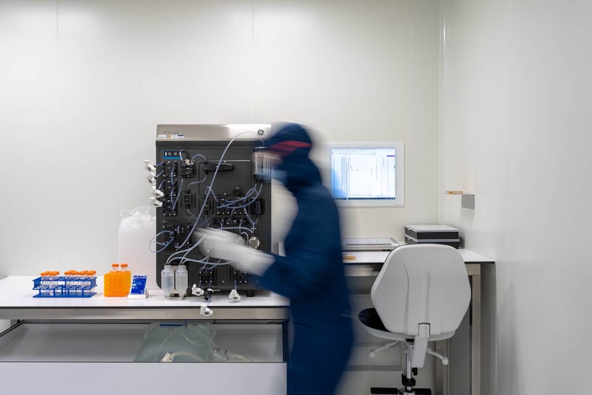 Clean Room Sliding Door Connect Operators and Adjust Settings