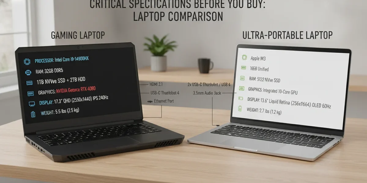 Critical Specifications Before You Buy Showcase Критические спецификации перед покупкой