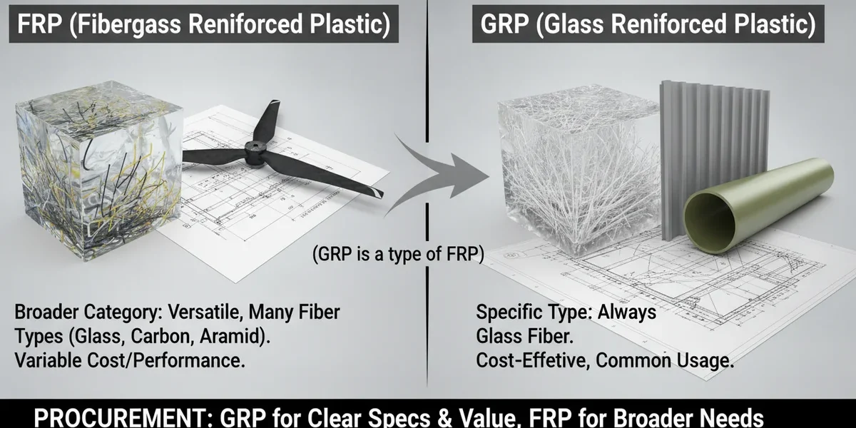 Frp Grp Frp Vs Grp Core Differences For Procurement Overview FRP, GRP FRP vs GRP: Core Differences for Procurement