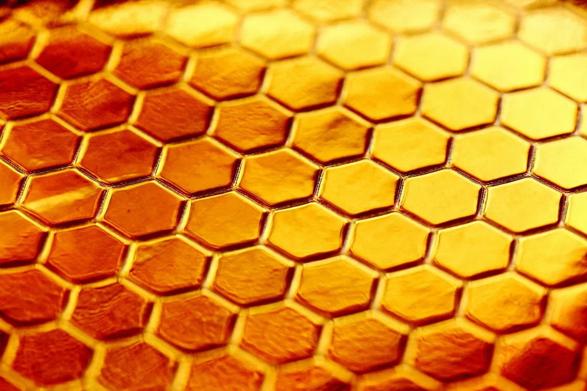Hyper-realistic product photography showcasing different RV composite core materials side-by-side: PP honeycomb, aluminum honeycomb, and closed-cell PVC foam, each with a clear label (no text on image, but visually distinct) and a ruler for scale, in a bright, analytical setting, clean composition, no text, no brand logos.