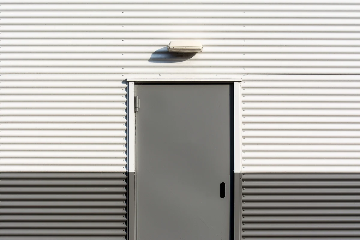 Insulated Commercial Door Providing Weather and Moisture Resistance