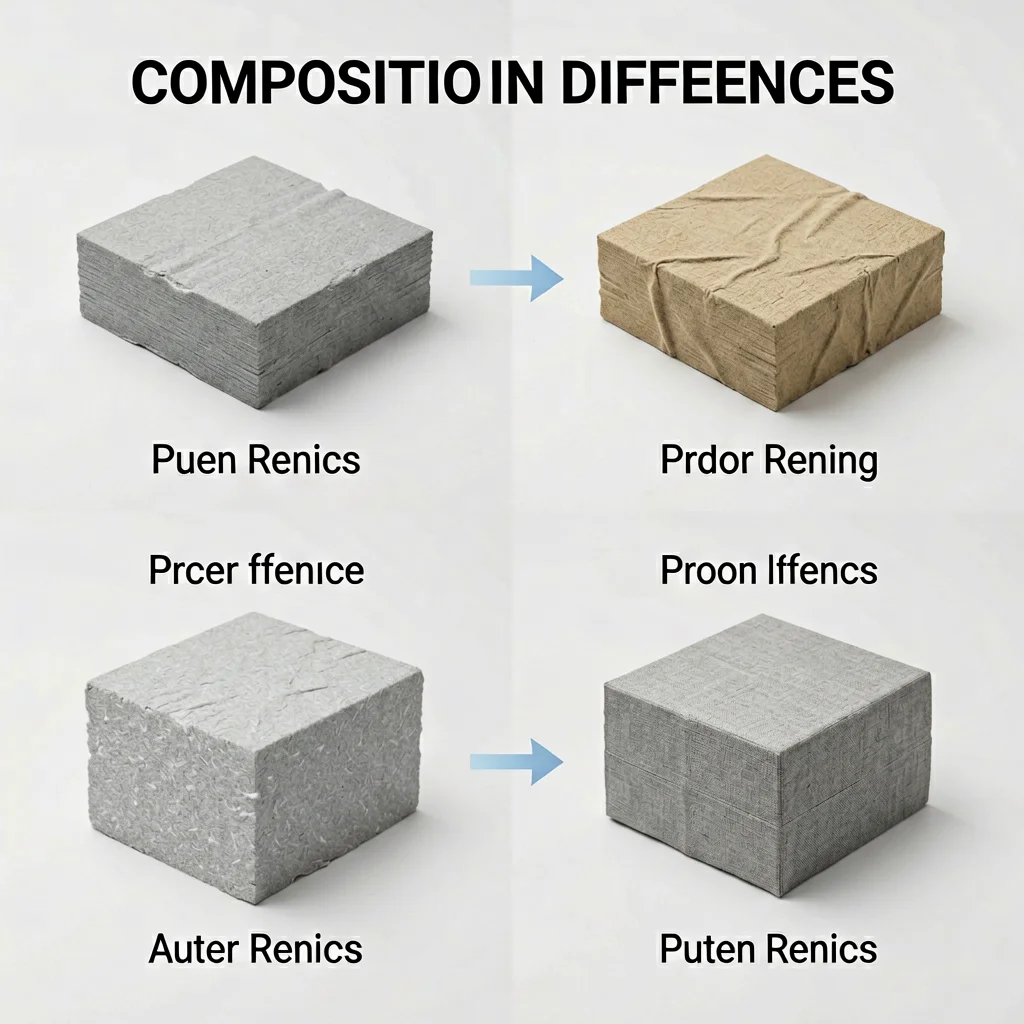 Material Composition Differences