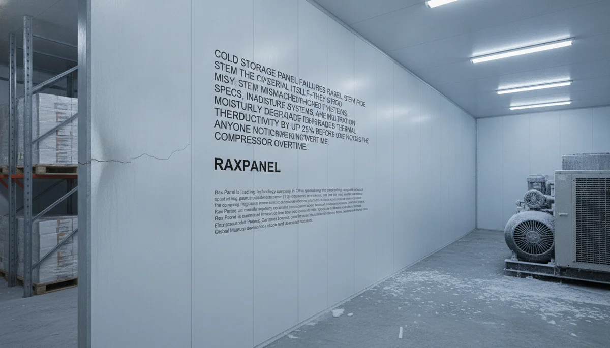 PUF Sandwich Panels: Core Functions & Critical Applications Cold Storage and Temperature-Controlled Uses of Rax Panel
