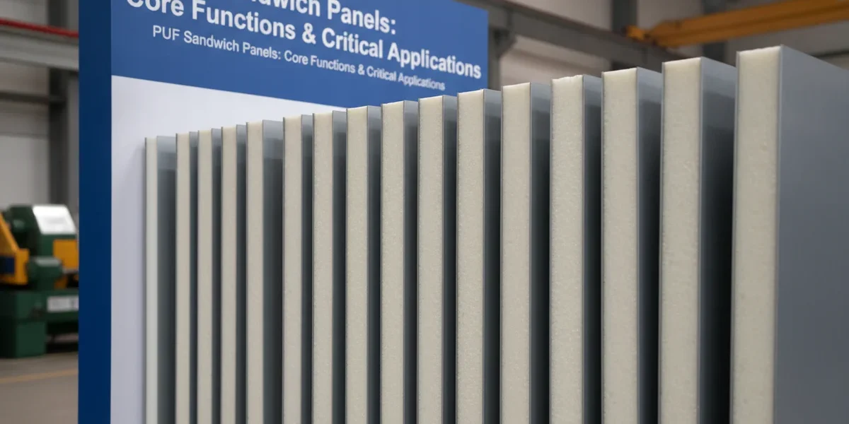PUF Sandwich Panels: Core Functions & Critical Applications PUF Sandwich Panels: Core Functions & Critical Applications