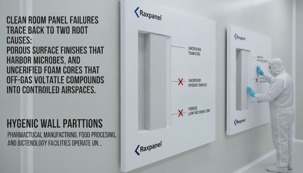 PUF Sandwich Panels: Core Functions & Critical Applications Rax Panel for Clean Rooms and Healthcare Environments